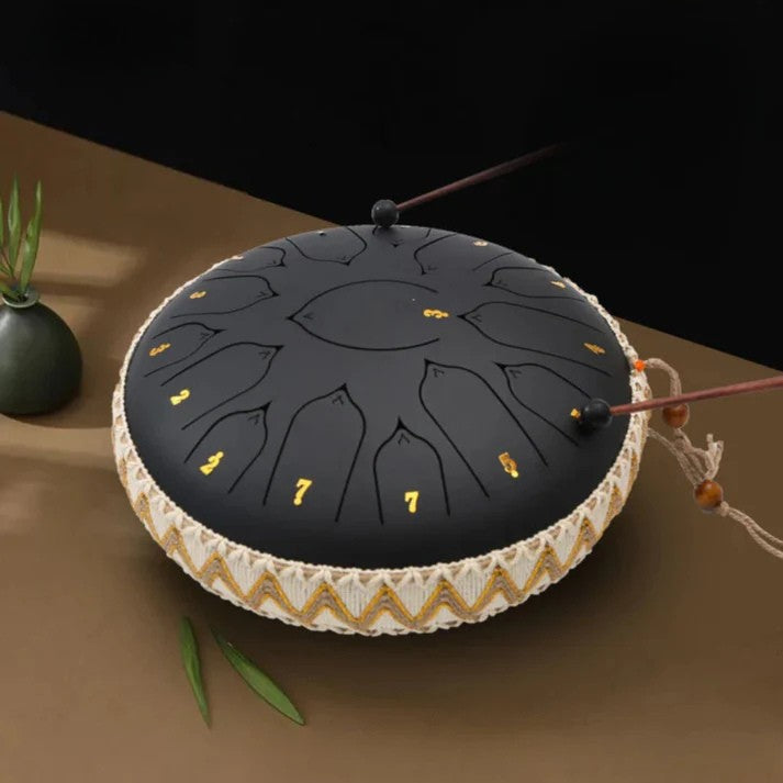 LjudOas™ Handpan Drum - Magiskt klangskalsljud för vila och meditation