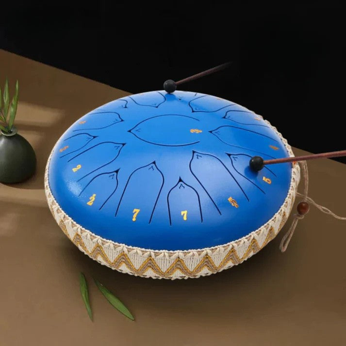 LjudOas™ Handpan Drum - Magiskt klangskalsljud för vila och meditation