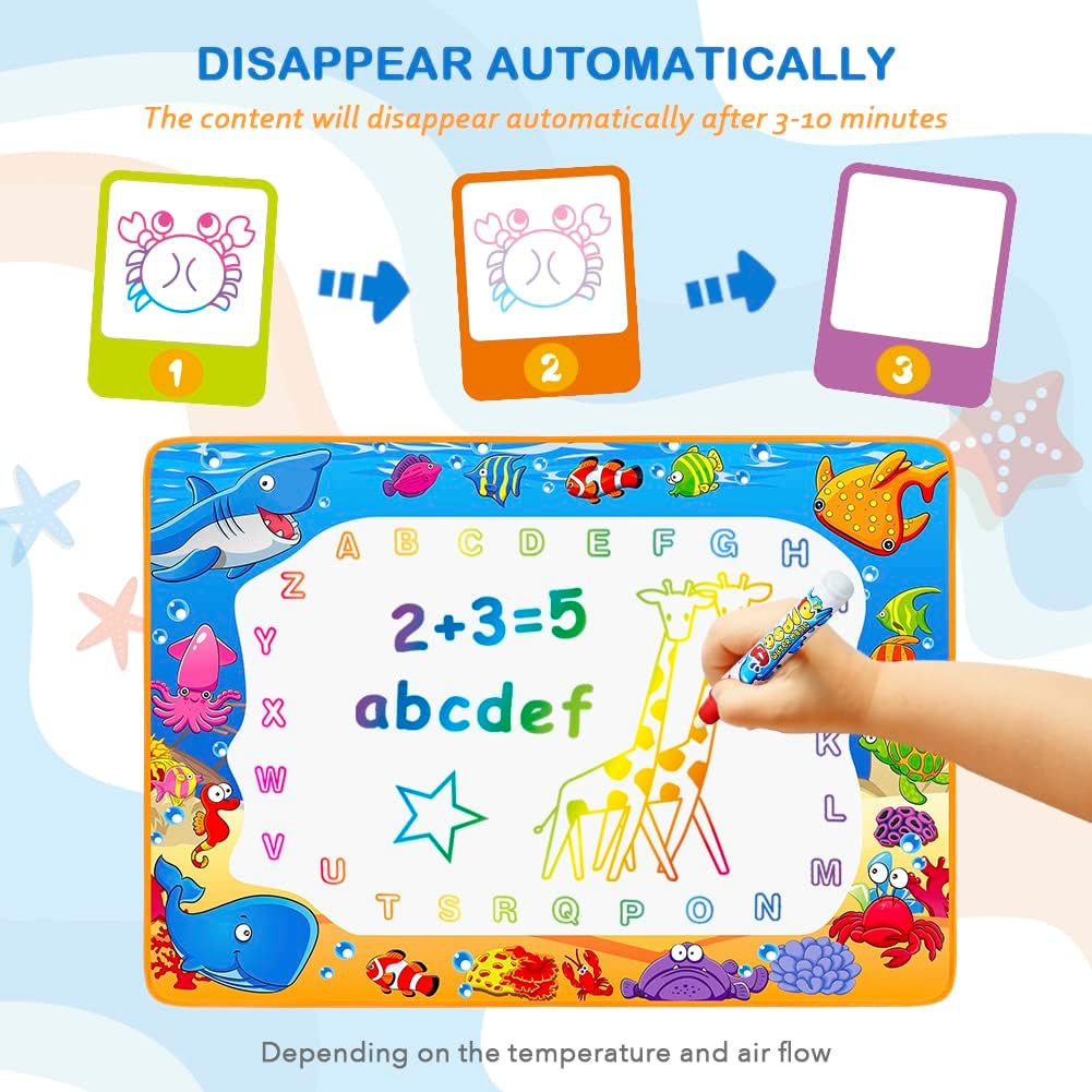 AquaDoodle Play™ Pedagogisk och Kladdfri Underhållning