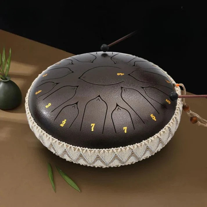 LjudOas™ Handpan Drum - Magiskt klangskalsljud för vila och meditation