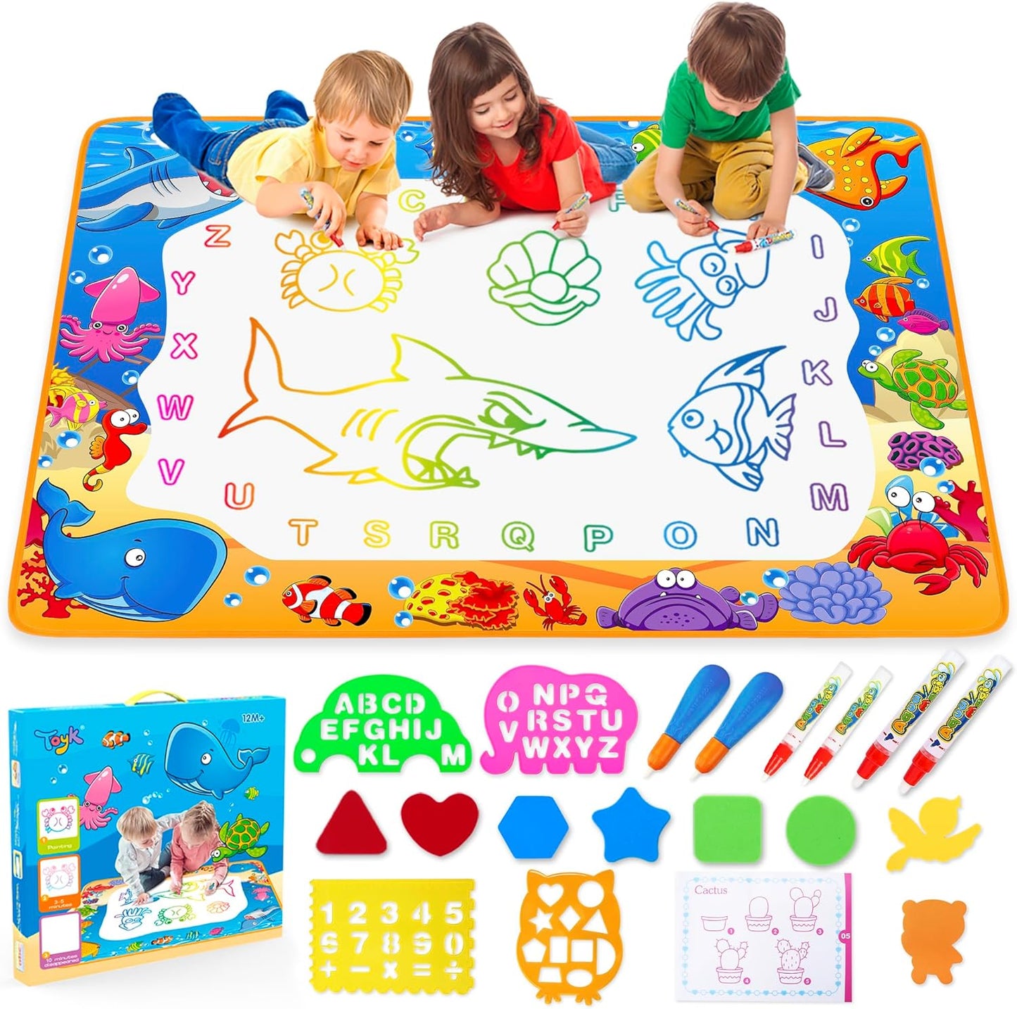AquaDoodle Play™ Pedagogisk och Kladdfri Underhållning