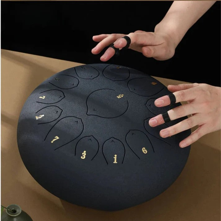LjudOas™ Handpan Drum - Magiskt klangskalsljud för vila och meditation