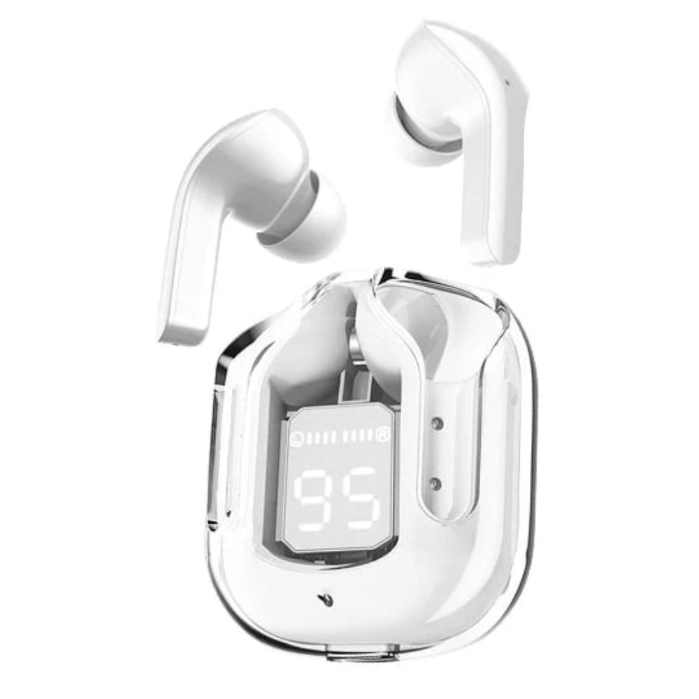 Trådlösa 5.3 Bluetooth-hörlurar – Ultrasnabb ljudåtergivning, 20 timmars non-stop-drift