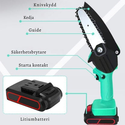 TreeMate – Den Smarta Bärbara Motorsågen 🌳⚡