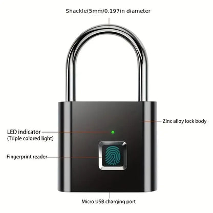 SafeTouch™ Fingeravtryckslås – Ditt finger, din nyckel