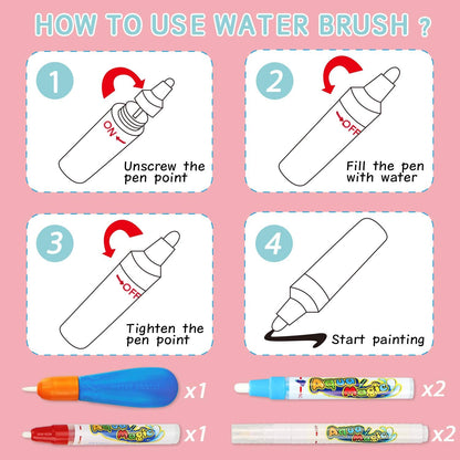 AquaDoodle Play™ Pedagogisk och Kladdfri Underhållning