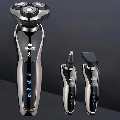 4D MultiCare 3-i-1 Rakapparat, Trimmer och Näsklippare