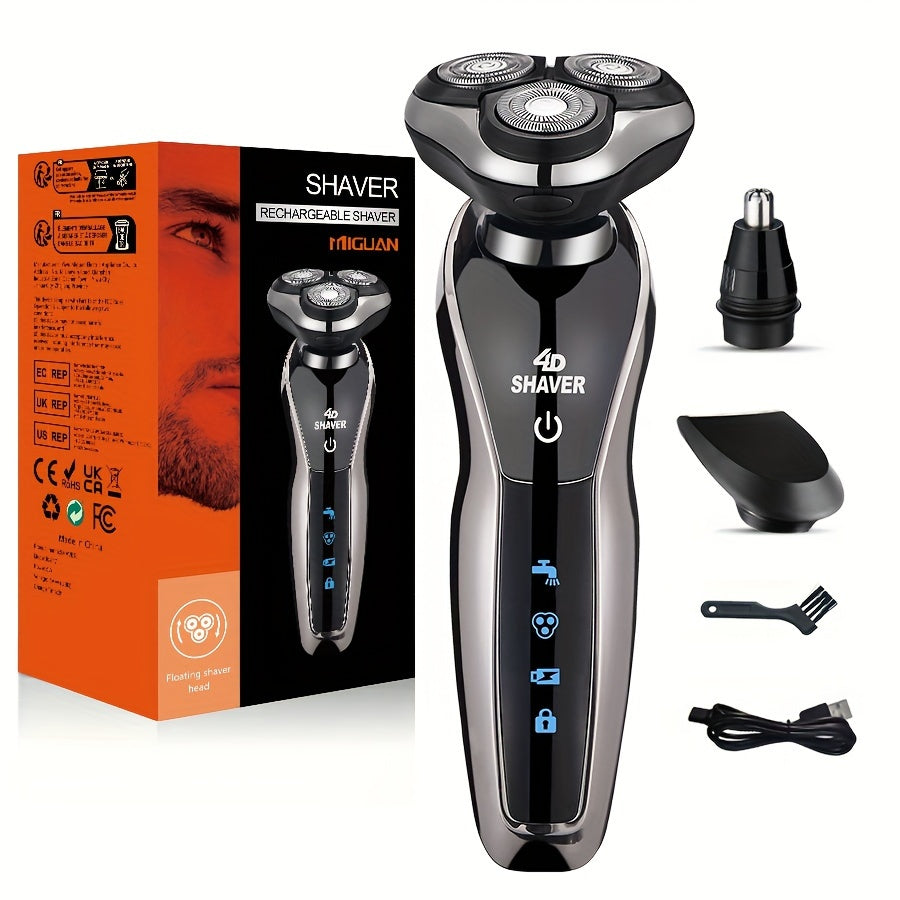 4D MultiCare 3-i-1 Rakapparat, Trimmer och Näsklippare