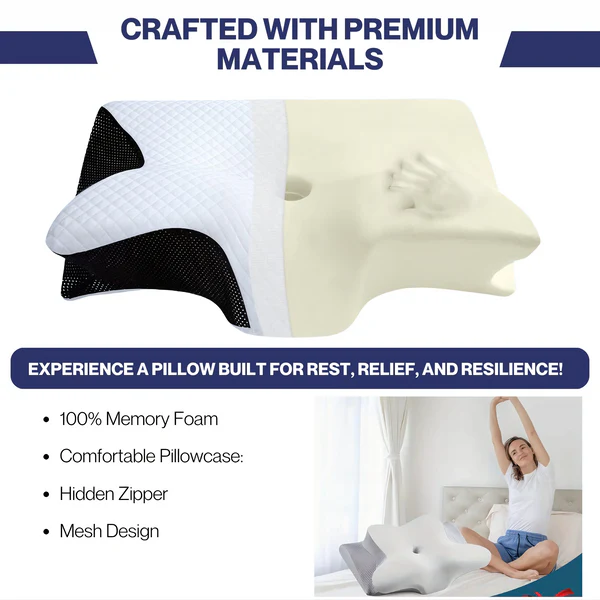 DreamEase™ | Ergonomisk kudde | 50-80% RABATT