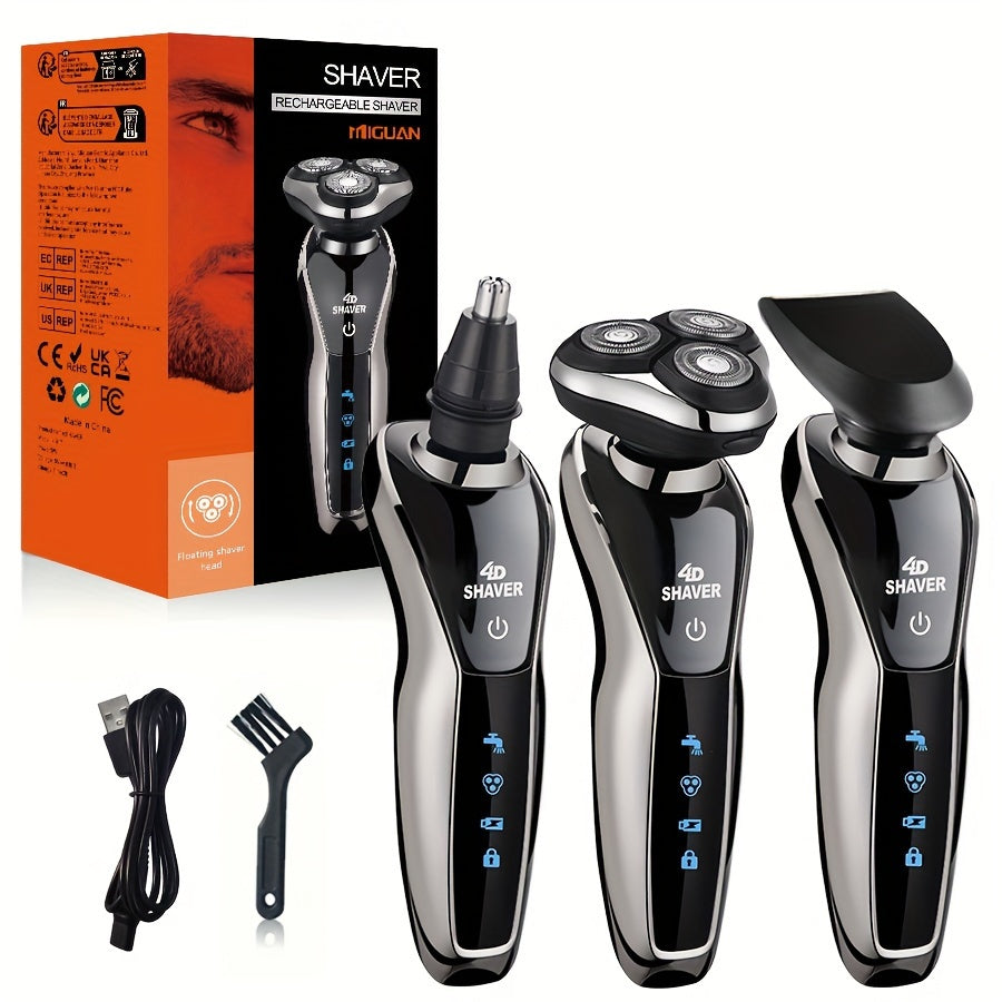 4D MultiCare 3-i-1 Rakapparat, Trimmer och Näsklippare