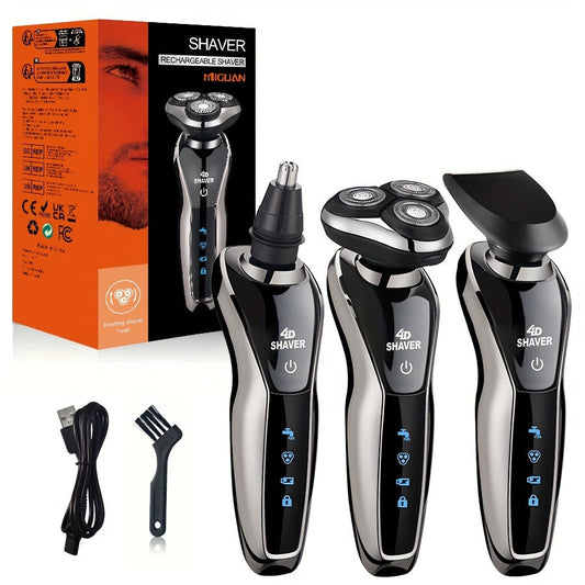4D MultiCare 3-i-1 Rakapparat, Trimmer och Näsklippare