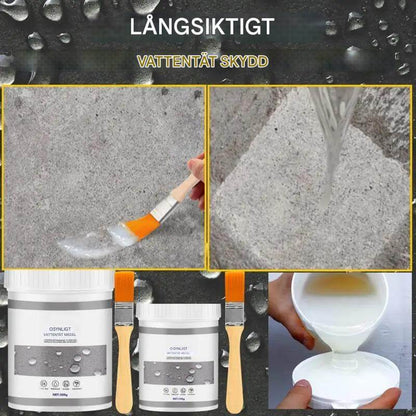 AquaCoat Pro – Vattentät Täckfärg | Transparent Ytbehandling för Reparation av Läckor