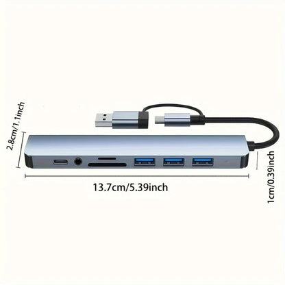 Unify™ 8-i-2 USB-hubb - anslut allt i ett enda drag