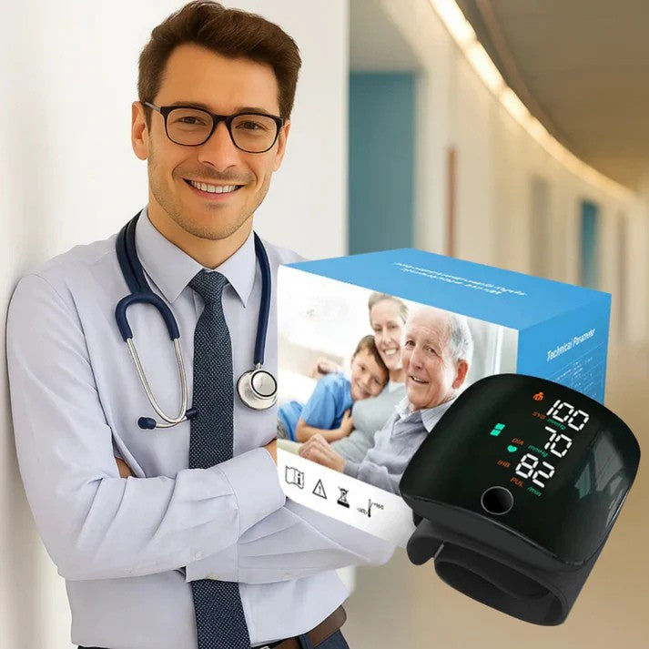 BlodtryckPro™ | Intelligent blodtrycksmätare - Klinisk Precision. Alltid och överallt.